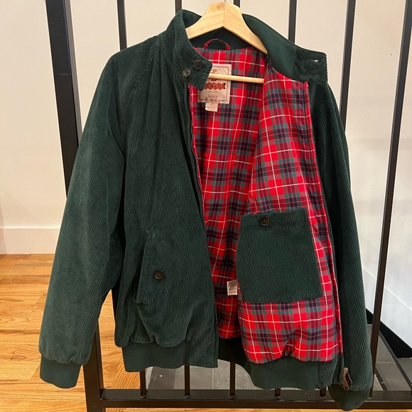 Baracuta G9 Corduroy Jacket/Coat- Dark Forest Green - Picture 4 of 9